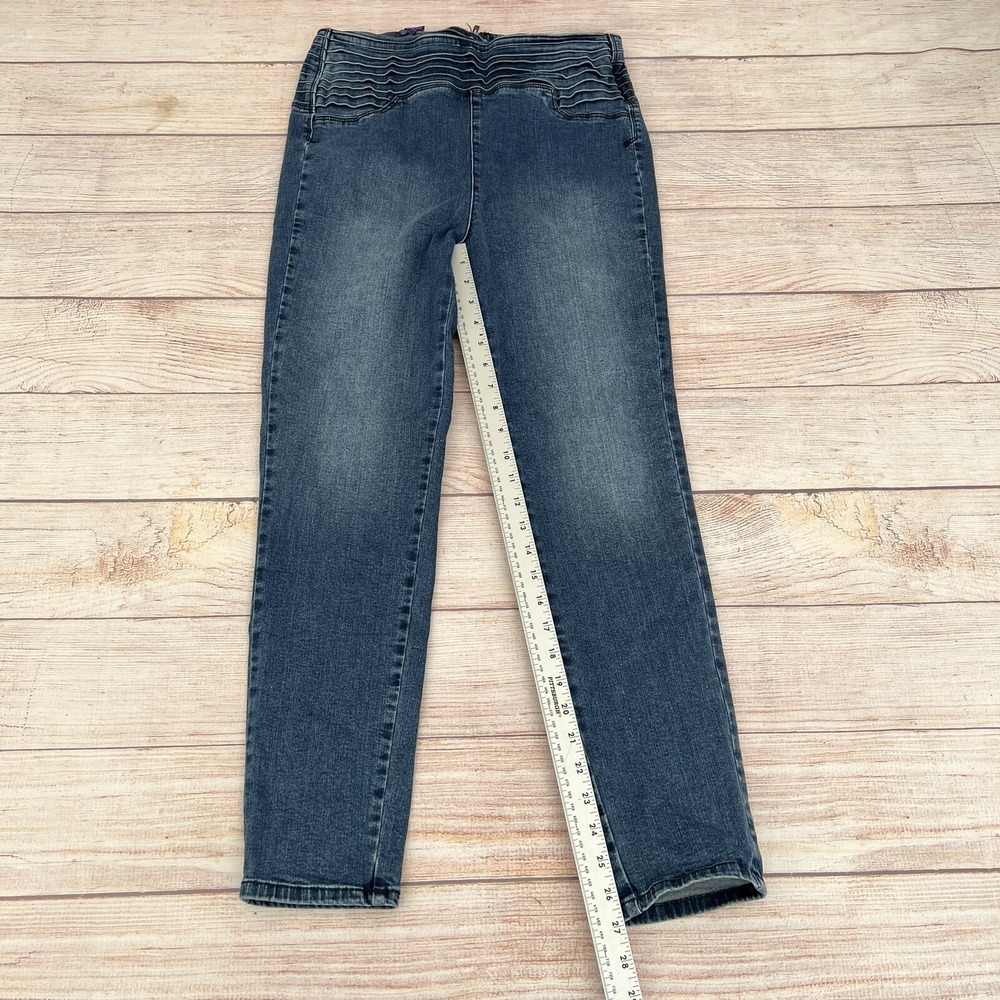 SOHO NY&C Jennifer Hudson Women's Size 10 High-Waist Ankle Legging Blue Jeans - Picture 6 of 9